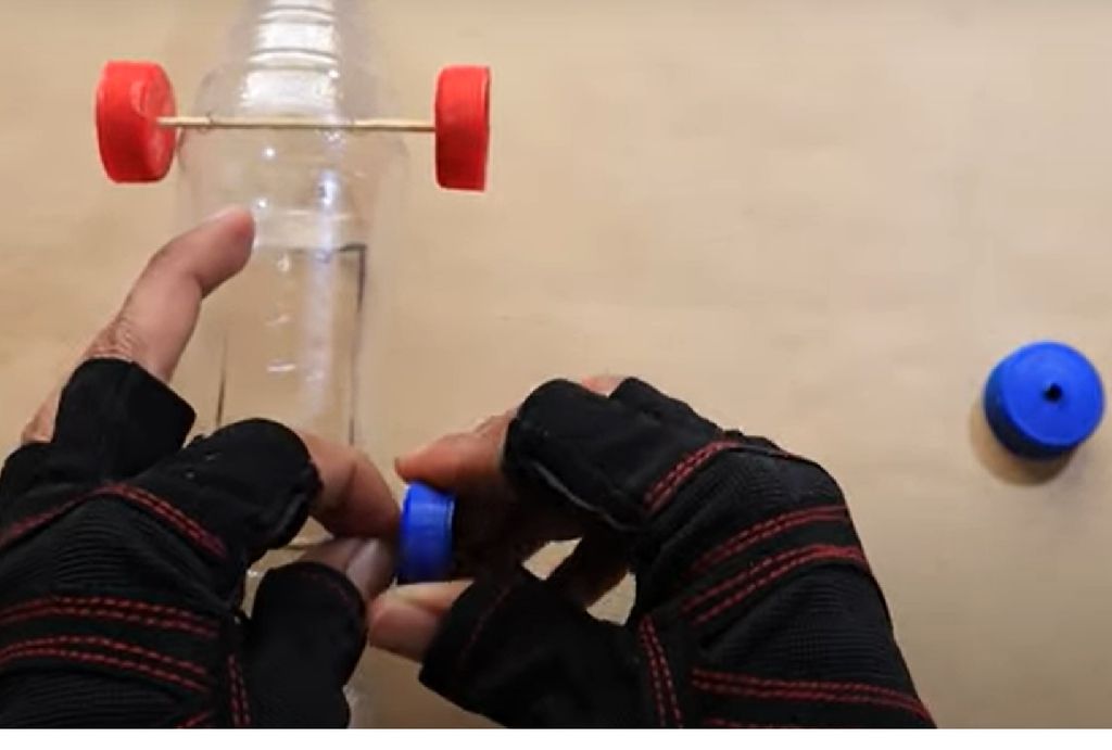 Autito a propulsión ¡sin batería! funciona a "aire"