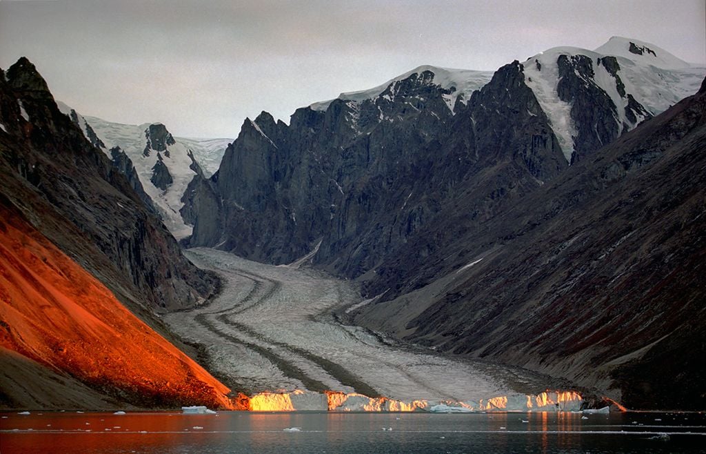Fiordo Franz Josef, en el Parque Nacional del Nordeste de Groenlandia, el parque con mayor extensión del mundo.