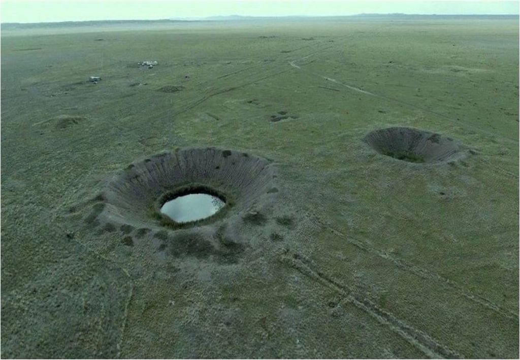 crateras em Semipalatinsk