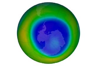 Buraco na camada de ozônio deverá ser maior que o normal na primavera de 2023
