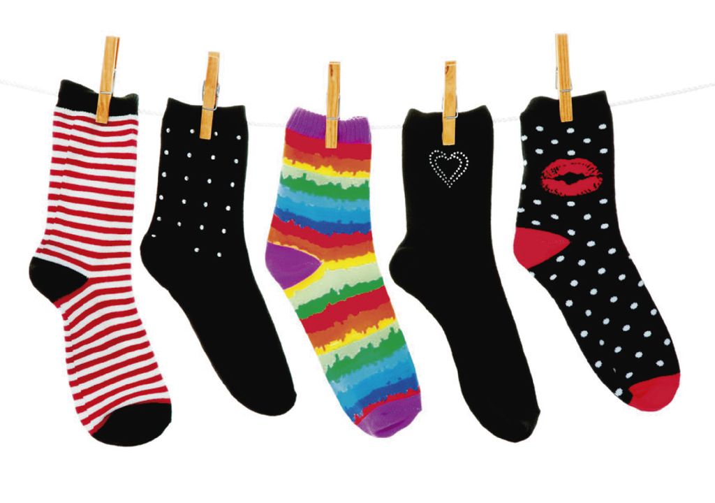 Medias perdidas: las que más se pierden son las de color