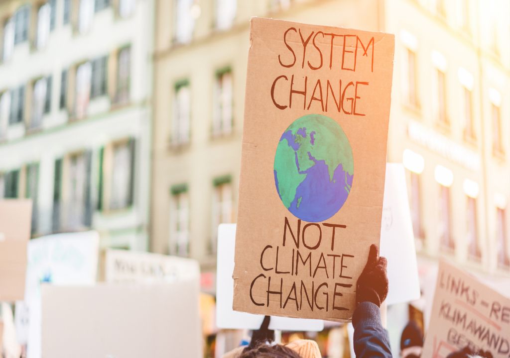 System Change, not climate change.