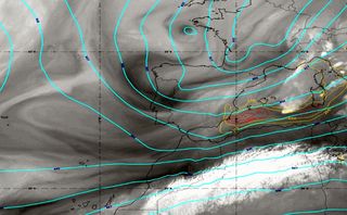 Diagnosis atmosférica de primeras horas de hoy
