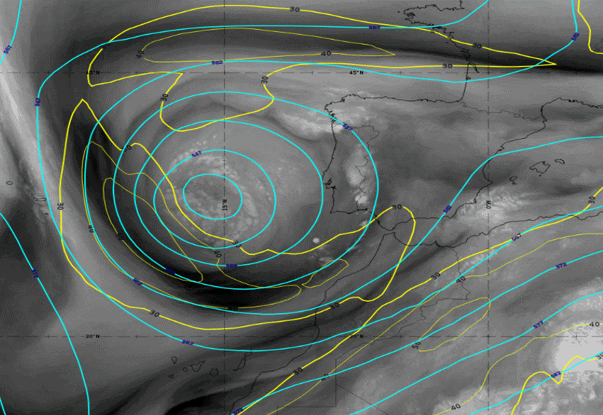 Diagnóstico al 14-4-2020: la borrasca se activa y dana en escena