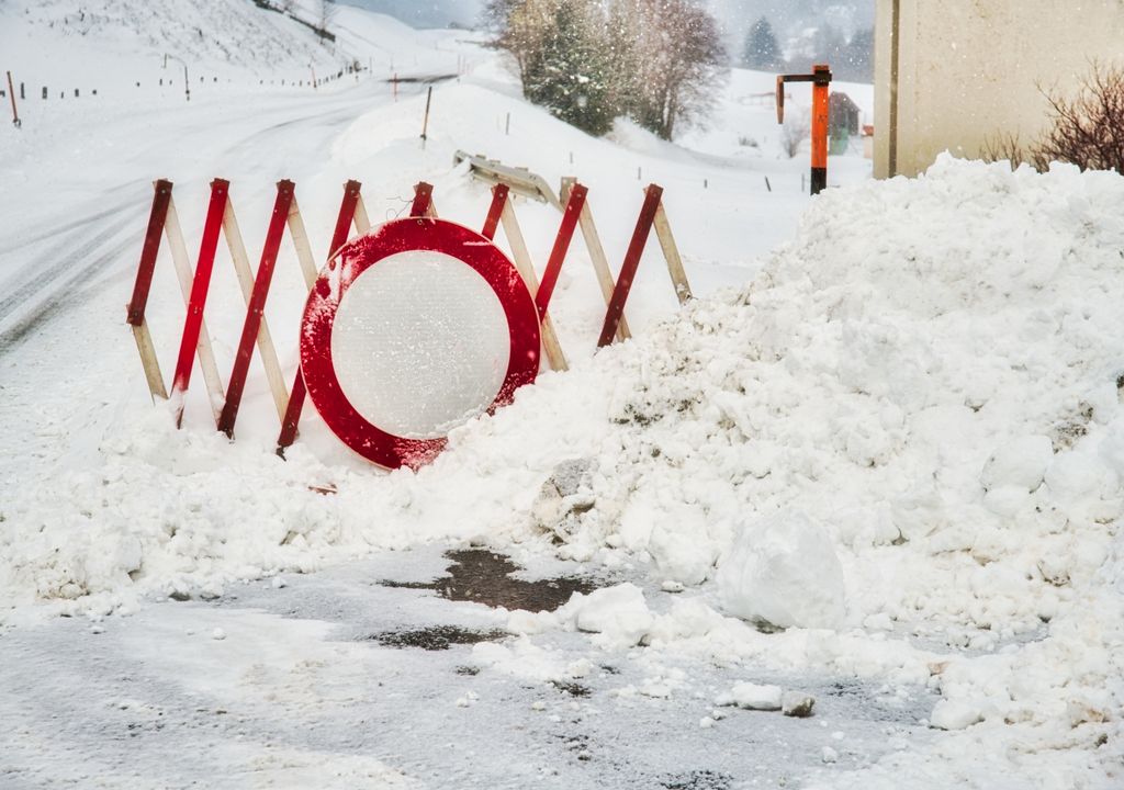 Schneechaos in den Alpen