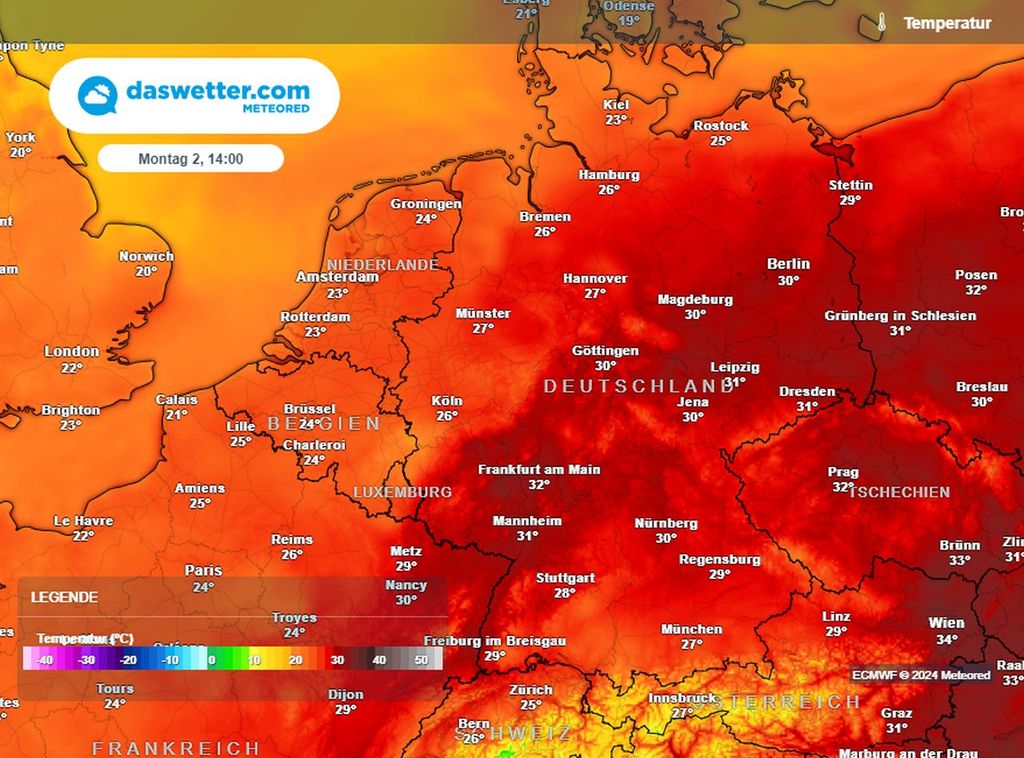 hitze, september, deutschland