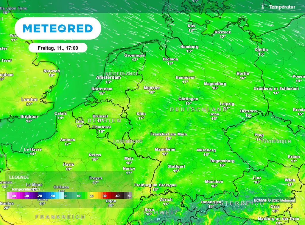 freitag, wetter, 20 grad