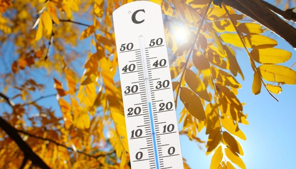 Thermometer Höchsttemperatur Tag Herbst Die Tageshöchsttemperatur wird oftmals weder im Sommer, noch im Winter genau mit dem Sonnenhöchststand, zum Beispiel mittags, erreicht. In der Regel ist es erst nachmittags am wärmsten