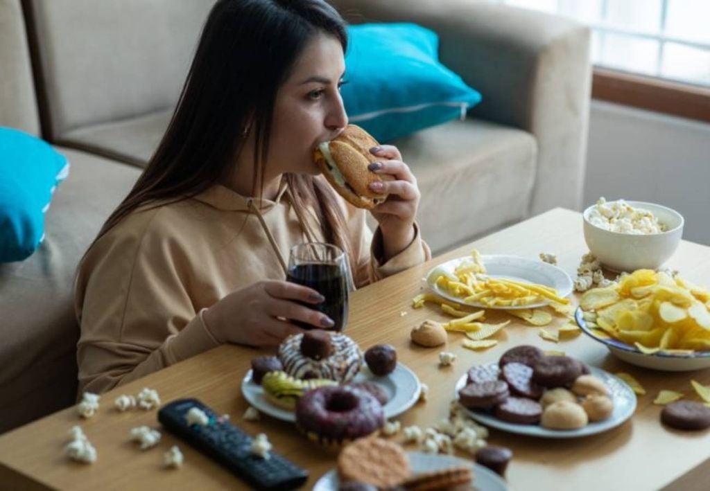 alimentos gordurosos, ansiedade