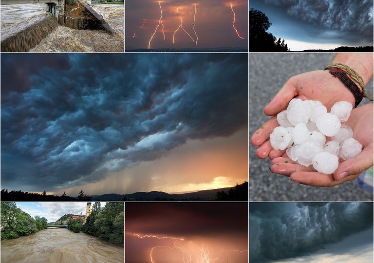 Tiempo severo; granizo; inundaciones; tormentas Tiempo severo; granizo; inundaciones; tormentas
