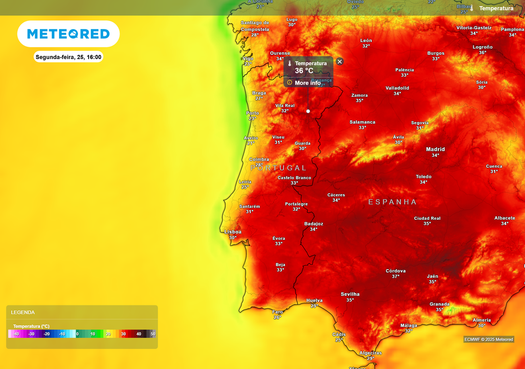 temperatura do ar à superfície temperatura do ar à superfície
