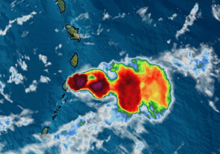Dióxido de enxofre do vulcão La Soufrière deve atingir 3 continentes Dióxido de enxofre do vulcão La Soufrière deve atingir 3 continentes