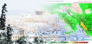 Dipolo térmico europeo: suaves el oeste, frío y nieve en el sureste