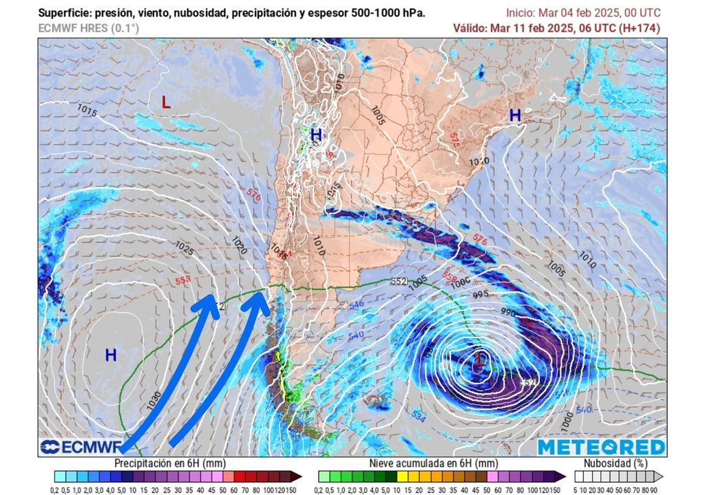 mapa de presión y precipitaciones mapa de presión y precipitaciones