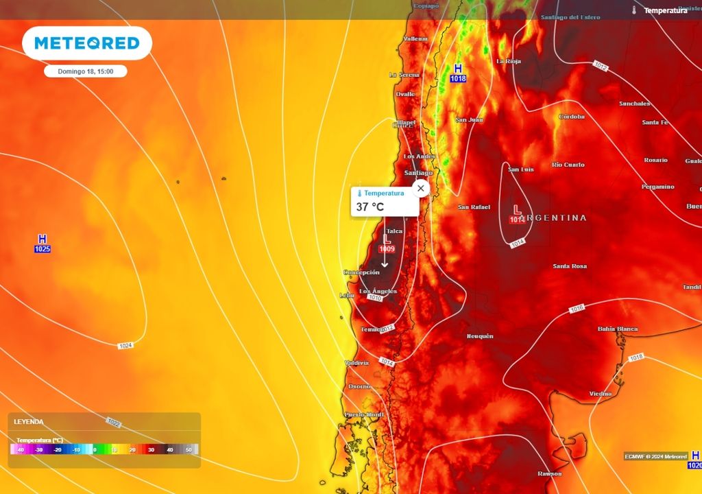 Dirección Meteorológica De Chile Emite Aviso Por Nuevo Evento De Altas Temperaturas Este Fin De 9551