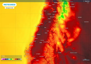 Dirección Meteorológica de Chile pone en alerta a cinco regiones por dorsal cálida para este domingo