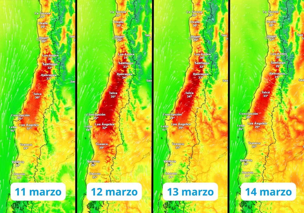 temperaturas previstas