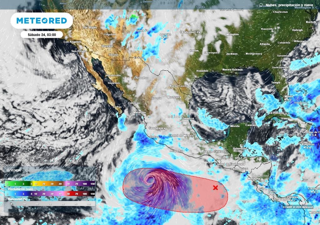 Semana menos adversa en México Las lluvias serán más dispersas esta semana, aunque localmente fuertes, esperándose efectos de 2 sistemas frontales, vaguadas y aproximación de nuevo ciclón tropical.
