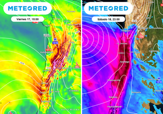 DMC actualiza alertas por fuerte temporal: lluvias intensas y rachas de hasta 90 km/h afectar&aacute;n a Chile