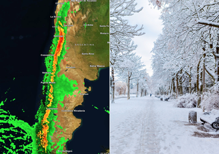DMC advierte nevadas desde Coquimbo hasta Los Lagos: montos de hasta 80 cm en la cordillera central