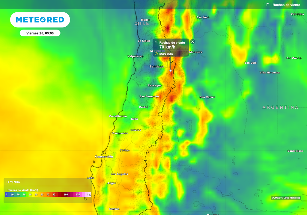 mapa de ráfaga de viento. mapa de ráfaga de viento.