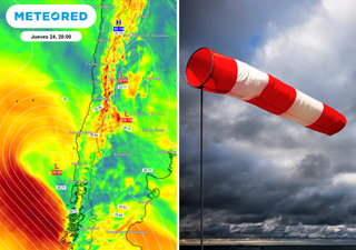 DMC advierte por viento en el norte y centro de Chile: rachas de hasta 90 km/h afectarían varias regiones