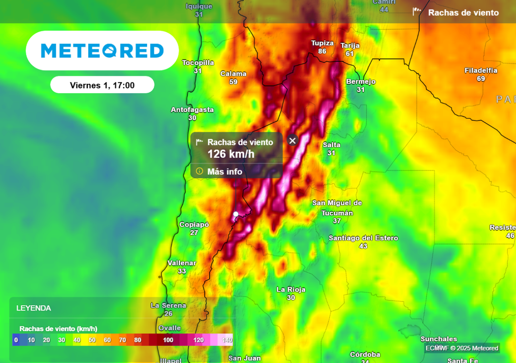 Rachas de viento Rachas de viento