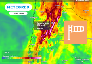 DMC incluye a la Región Metropolitana: vientos de 70 km/h en 9 regiones durante 48 horas