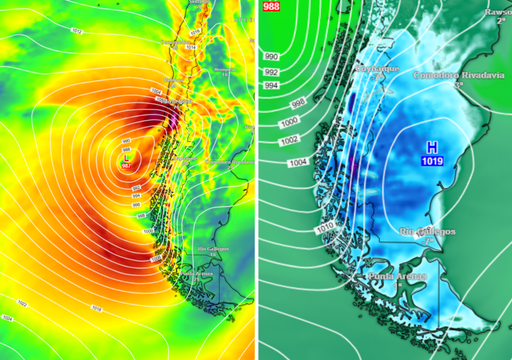 DMC mantiene tres alertas para este jueves: viento de hasta 100 km/h y heladas de -13 &deg;C