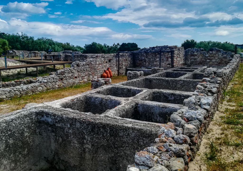 Ruínas romanas de Tróia