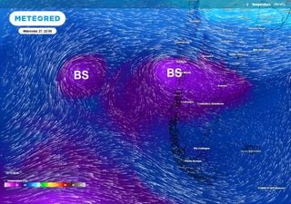 Doble baja segregada comenzará a cruzar por Chile en las próximas horas: estas son las regiones que se verán afectadas