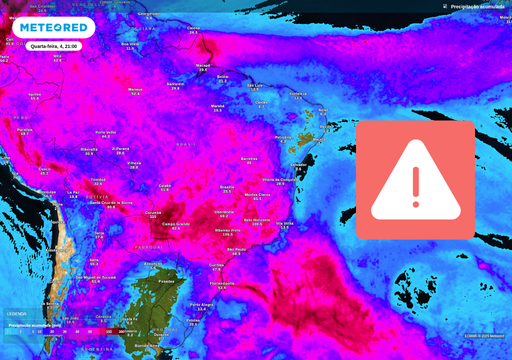 Dois ciclones afetam o Brasil entre esta sexta e a quarta-feira: alerta chuvas intensas e acumulados de 250 mm, confira
