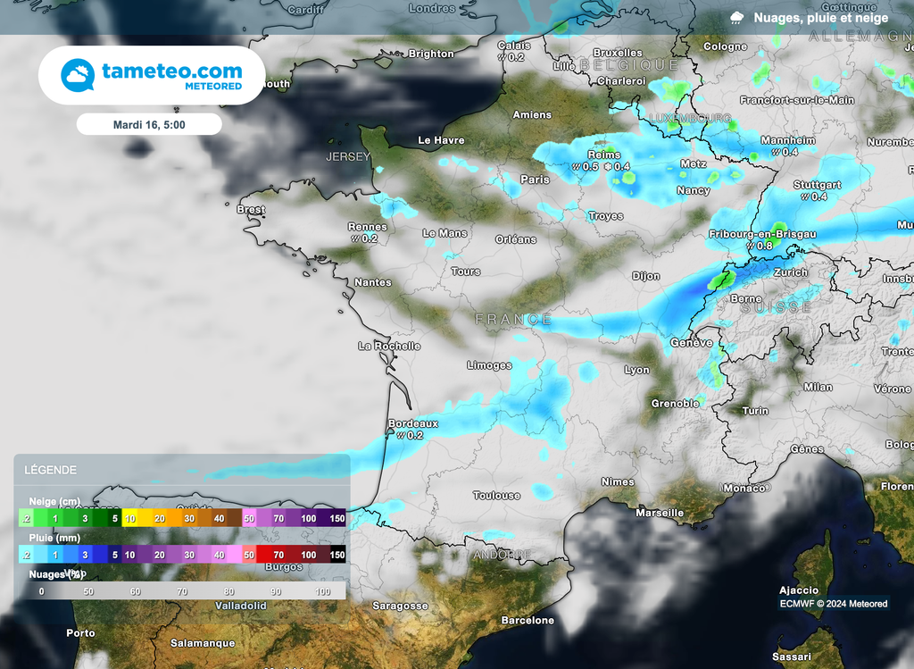 Mardi devrait être l'une des journées les plus incertaines à l'échelle du pays.