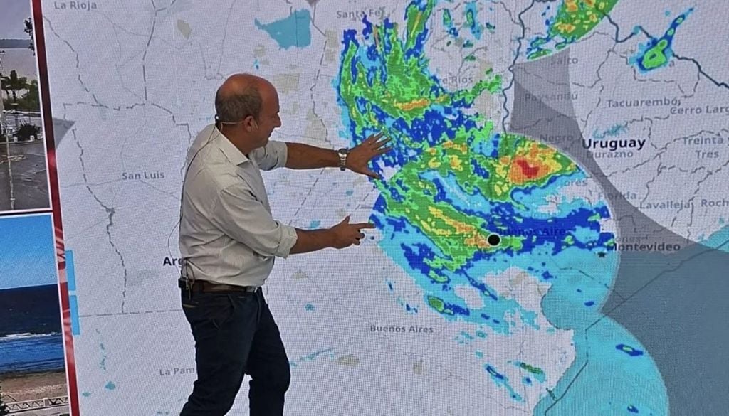 Confessore meteorólogo Fernando Confessore logró durante décadas simplificar la información meteorológica y acercarla a la gente a traves de la televisión.