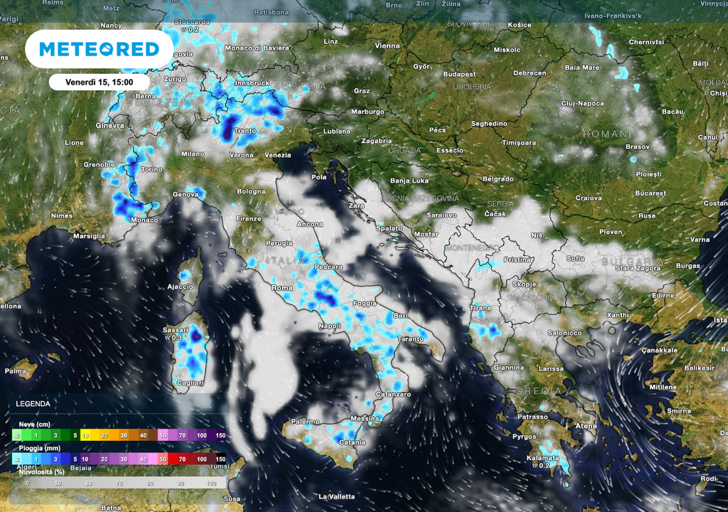 Temporali attesi a Ferragosto, soprattutto al Nord e nelle zone interne.