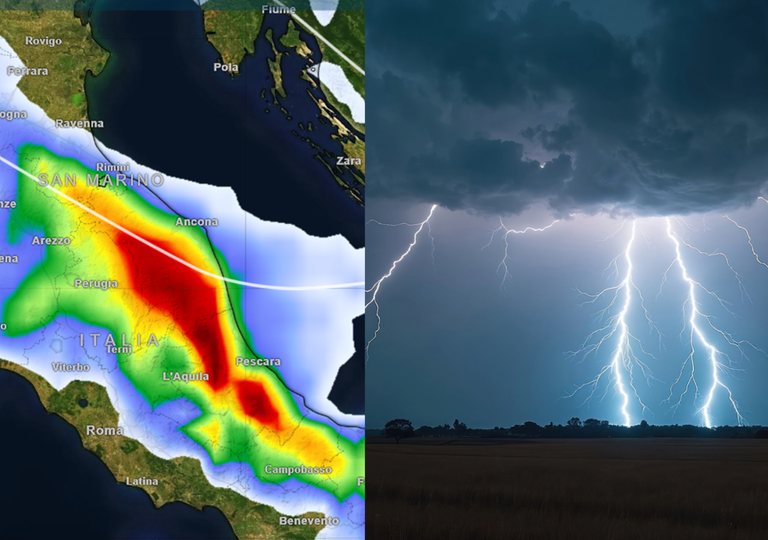 Domani, marted&igrave; 21 aprile, i temporali si intensificheranno in diverse regioni del Centro e Sud Italia