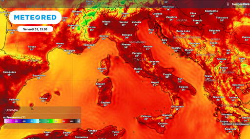 Domani il caldo rovente si espander&agrave; sull'Italia, temperature oltre i 40&deg;C: dove e quando, ecco le previsioni