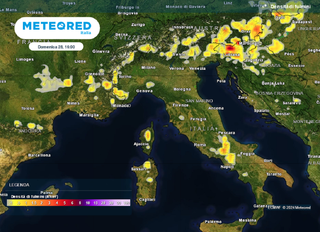 Domani potranno formarsi temporali anche forti in queste aree dell'Italia, in una giornata ancora di grande caldo