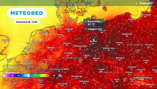 Domenica 28 giugno in alcuni punti della Germania far&agrave; pi&ugrave; caldo che a Dubai: picchi di 43 gradi