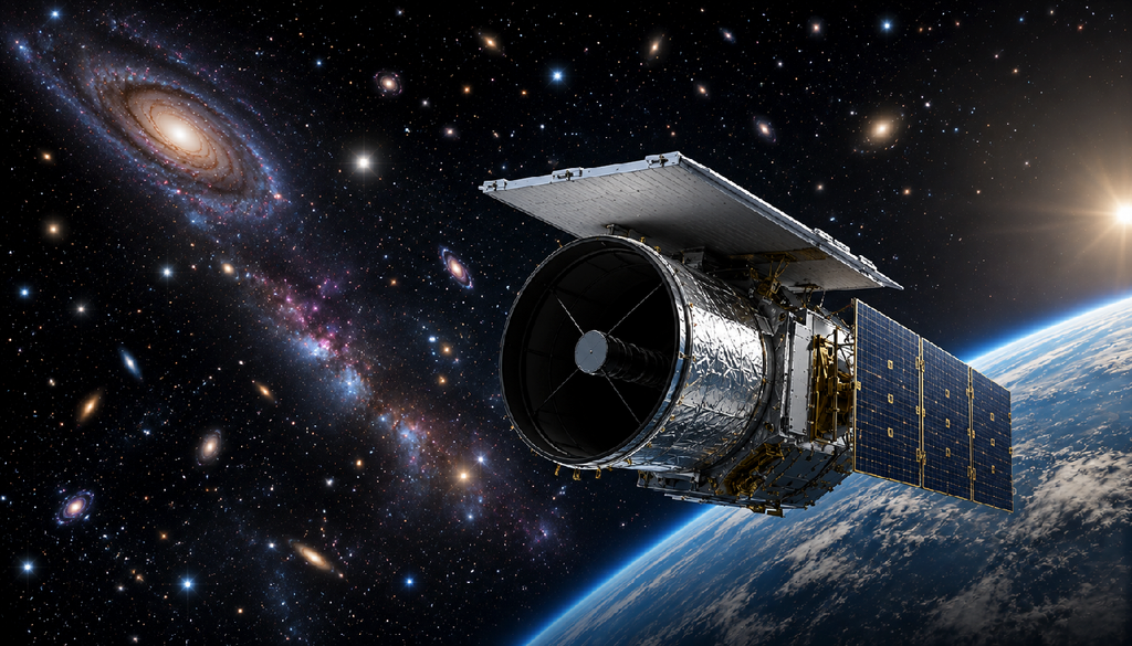 Roman telescope Rappresentazione artistica del telescopio spaziale Nancy Grace Roman.