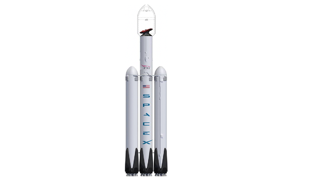 Falcon Heavy Schema del razzo Falcon Heavy. Credit: SpaceX