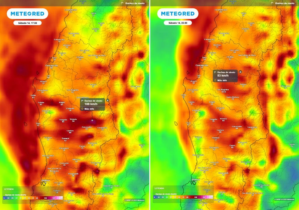 Sistema frontal, Maule a La Araucanía, inundaciones domingo 15 de junio, Meteored Chile Sistema frontal, Maule a La Araucanía, inundaciones domingo 15 de junio, Meteored Chile
