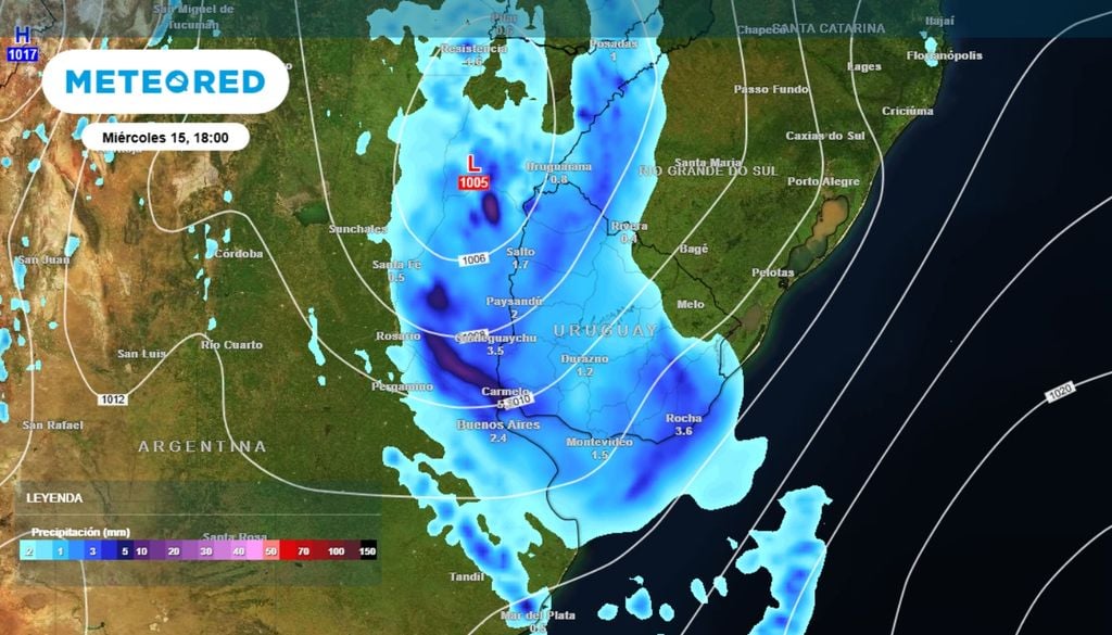 lluvias Semana de calor y con cilogénesis