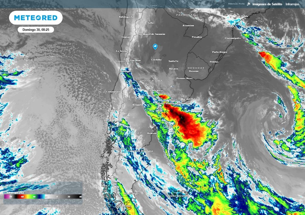 Tiempo alerta naranja Argentina tormentas fuertes severas ráfagas Tiempo alerta naranja Argentina tormentas fuertes severas ráfagas