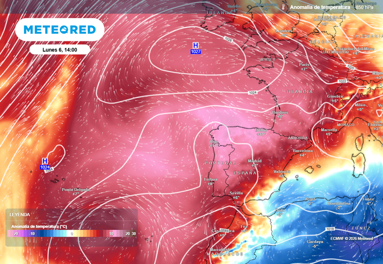 Domo de calor: Espa&ntilde;a ser&aacute; como un 'horno' capaz de crear su propia masa de aire an&oacute;mala