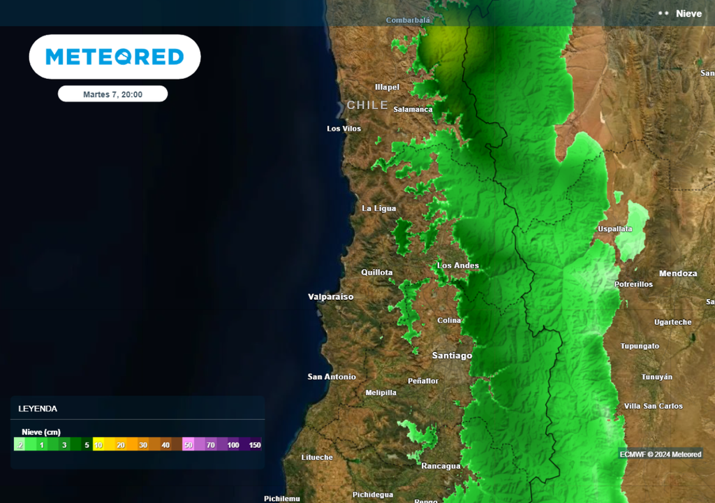 nieve zona centro norte.