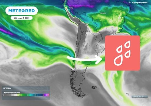 &iquest;D&oacute;nde llover&aacute; con m&aacute;s fuerza? El sistema frontal descargar&aacute; m&aacute;s de 50 mm en 4 regiones de la zona central