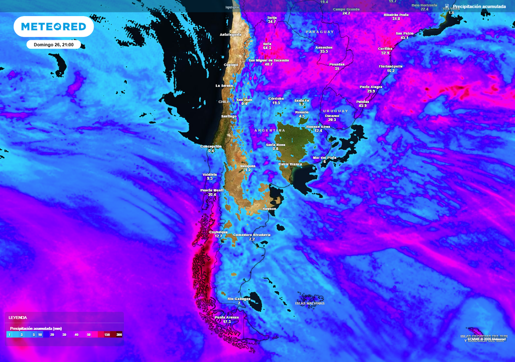 Tiempo Argentina pronóstico clima