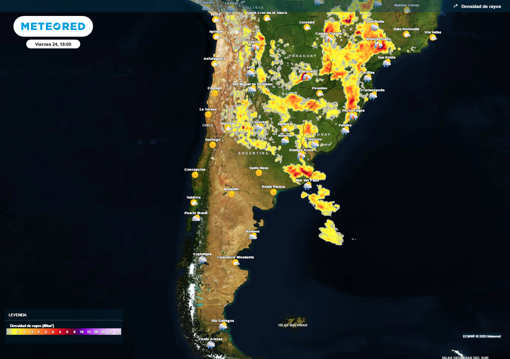 Tiempo Argentina pronóstico clima