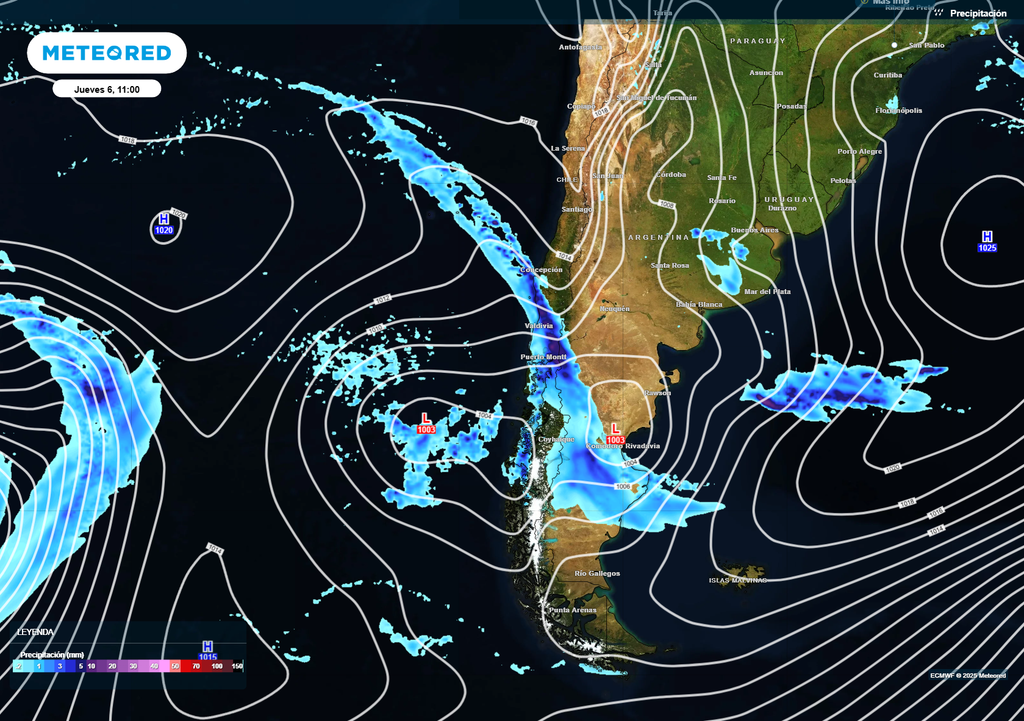 mapa de precipitación. mapa de precipitación.